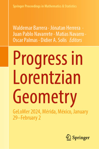 Cover image: Progress in Lorentzian Geometry 9783031992117