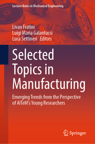 Cover image: Selected Topics in Manufacturing 9783031995002