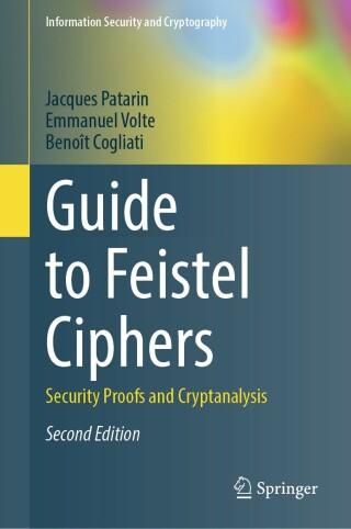 Imagen de portada: Guide to Feistel Ciphers 2nd edition 9783031998492