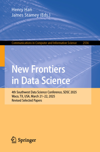 Imagen de portada: New Frontiers in Data Science 9783031998782