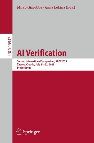 Imagen de portada: AI Verification 9783031999901
