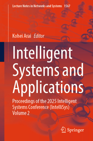 Imagen de portada: Intelligent Systems and Applications 9783032000705