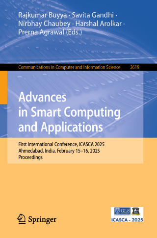 Imagen de portada: Advances in Smart Computing and Applications 9783032003492