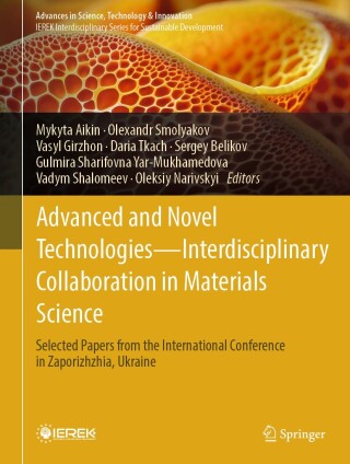 Imagen de portada: Advanced and Novel Technologies — Interdisciplinary Collaboration in Materials Science 9783032003720