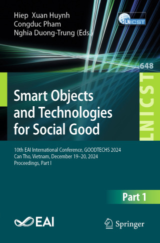 Titelbild: Smart Objects and Technologies for Social Good 9783032014719