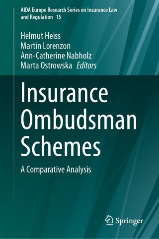 Imagen de portada: Insurance Ombudsman Schemes 9783032014993
