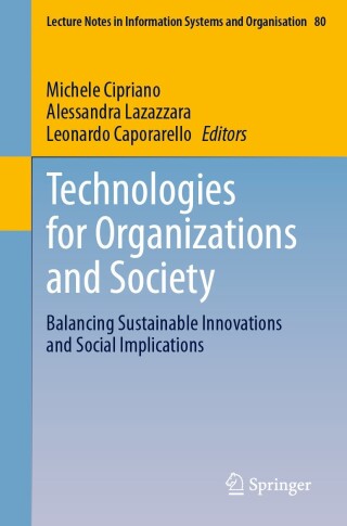 Imagen de portada: Technologies for Organizations and Society 9783032016966