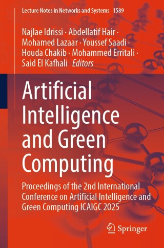 Cover image: Artificial Intelligence and Green Computing 9783032023117