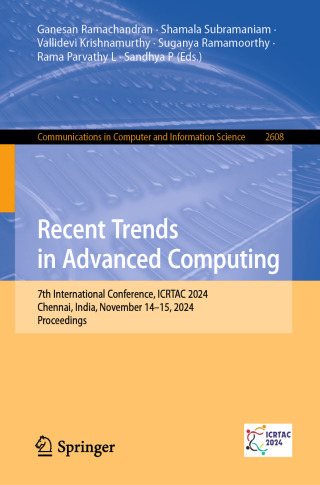 Imagen de portada: Recent Trends in Advanced Computing 9783032025364