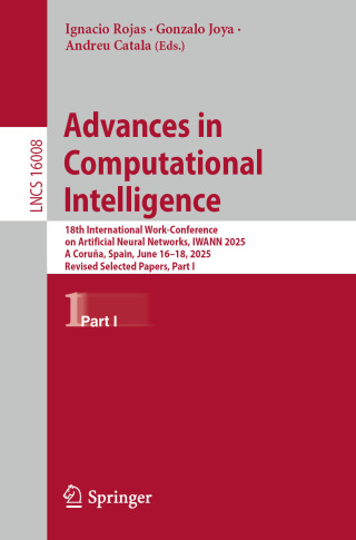 Imagen de portada: Advances in Computational Intelligence 9783032027245