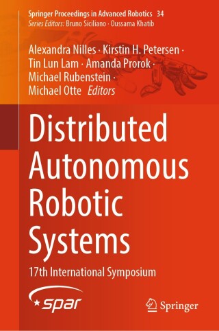 Cover image: Distributed Autonomous Robotic Systems 9783032045836