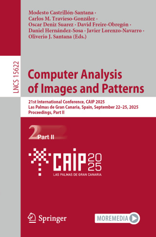 Imagen de portada: Computer Analysis of Images and Patterns 9783032050595