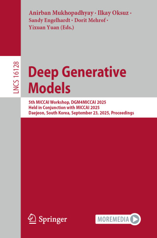 Cover image: Deep Generative Models 9783032054715