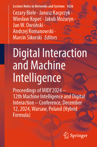 Imagen de portada: Digital Interaction and Machine Intelligence 9783032058010