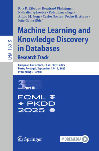 Cover image: Machine Learning and Knowledge Discovery in Databases. Research Track 9783032060655