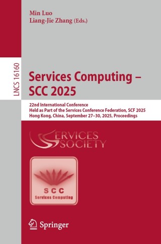 Imagen de portada: Services Computing – SCC 2025 9783032063199