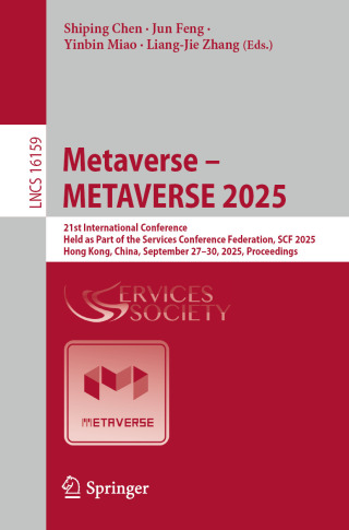 表紙画像: Metaverse – METAVERSE 2025 9783032063229