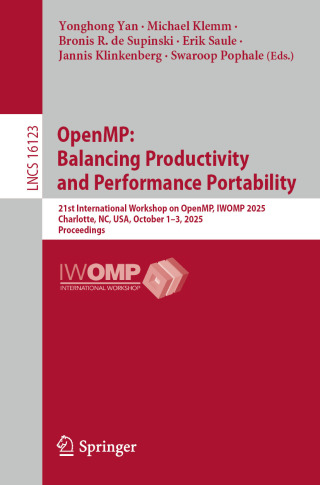 Imagen de portada: OpenMP: Balancing Productivity and Performance Portability 9783032063427