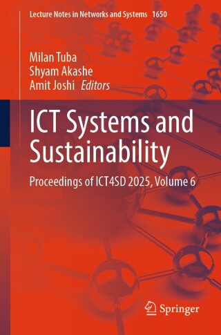 Cover image: ICT Systems and Sustainability 9783032066763