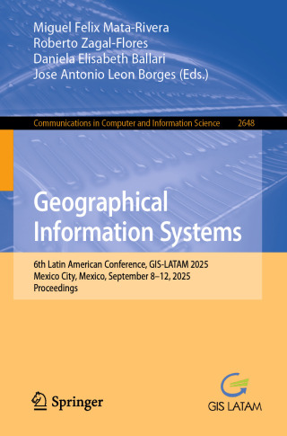 Cover image: Geographical Information Systems 9783032067593