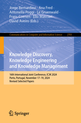 Imagen de portada: Knowledge Discovery, Knowledge Engineering and Knowledge Management 9783032068774