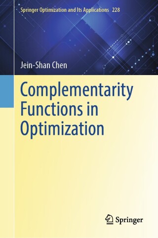 Cover image: Complementarity Functions in Optimization 9783032069238