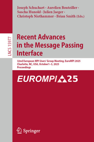 Cover image: Recent Advances in the Message Passing Interface 9783032071934