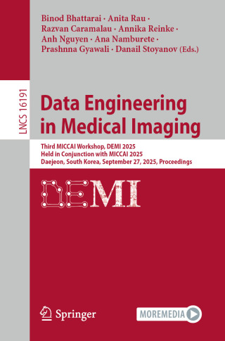 Imagen de portada: Data Engineering in Medical Imaging 9783032080080