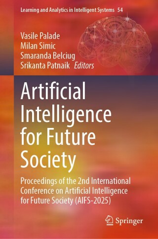 Imagen de portada: Artificial Intelligence for Future Society 9783032081940