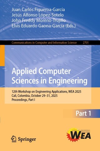 Imagen de portada: Applied Computer Sciences in Engineering 9783032082022