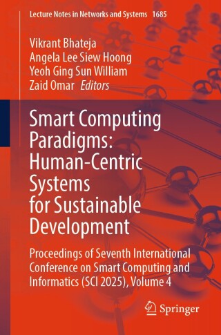 Imagen de portada: Smart Computing Paradigms: Human-Centric Systems for Sustainable Development 9783032082527