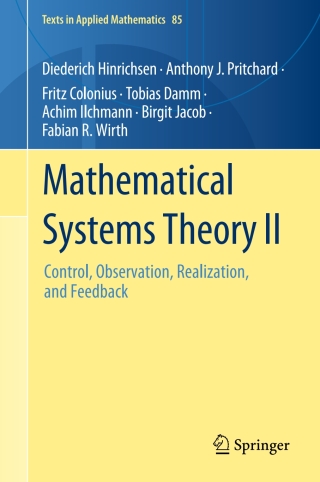 Imagen de portada: Mathematical Systems Theory II 9783032083197