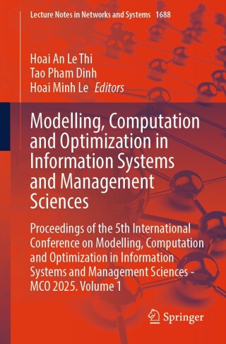 Imagen de portada: Modelling, Computation and Optimization in Information Systems and Management Sciences 9783032083807