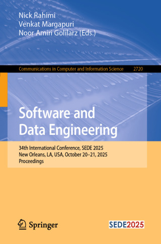 Imagen de portada: Software and Data Engineering 9783032086488