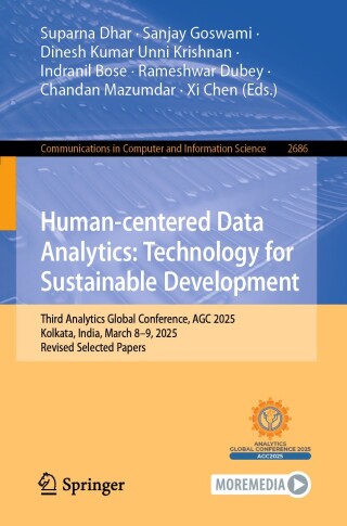 Omslagafbeelding: Human-centered Data Analytics: Technology for Sustainable Development 9783032091529