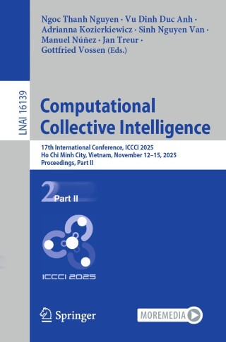 Imagen de portada: Computational Collective Intelligence 9783032093202