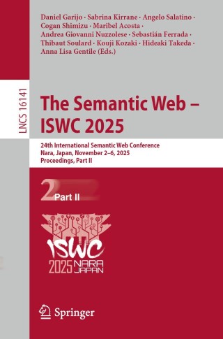 Titelbild: The Semantic Web – ISWC 2025 9783032095299