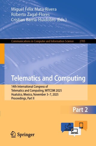 Cover image: Telematics and Computing 9783032097378