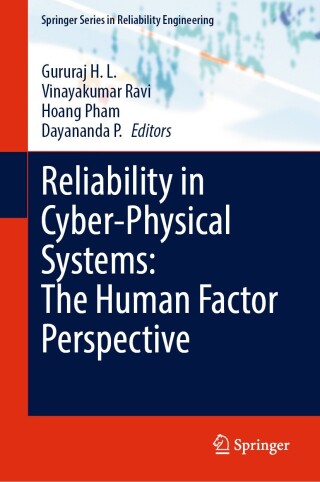 Titelbild: Reliability in Cyber-Physical Systems: The Human Factor Perspective 9783032099167