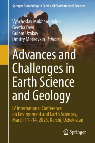 Cover image: Advances and Challenges in Earth Science and Geology 9783032099723