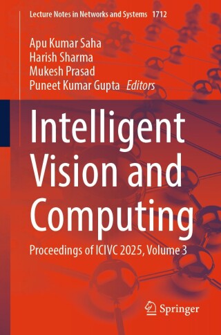 Imagen de portada: Intelligent Vision and Computing 9783032106698