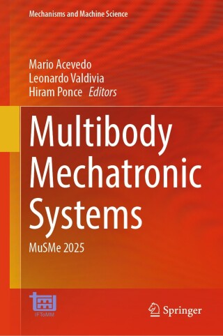 Imagen de portada: Multibody Mechatronic Systems 9783032108616