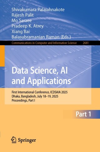 Imagen de portada: Data Science, AI and Applications 9783032113344