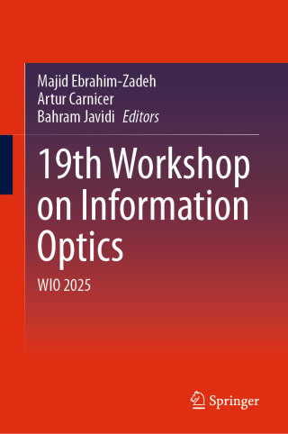 Cover image: 19th Workshop on Information Optics 9783032118370