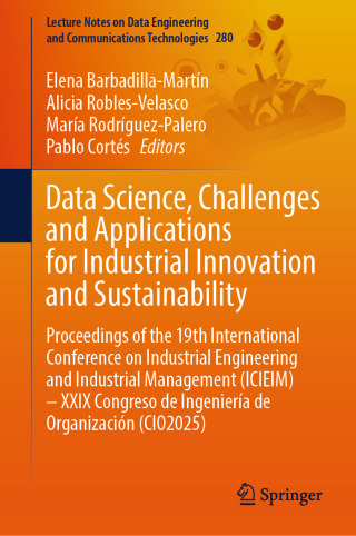 Imagen de portada: Data Science, Challenges and Applications for Industrial Innovation and Sustainability 9783032120984