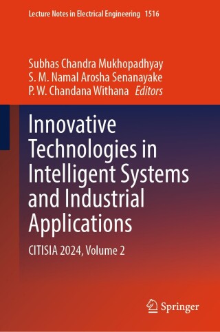 Imagen de portada: Innovative Technologies in Intelligent Systems and Industrial Applications 9783032121691