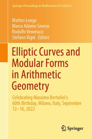Imagen de portada: Elliptic Curves and Modular Forms in Arithmetic Geometry 9783032131225