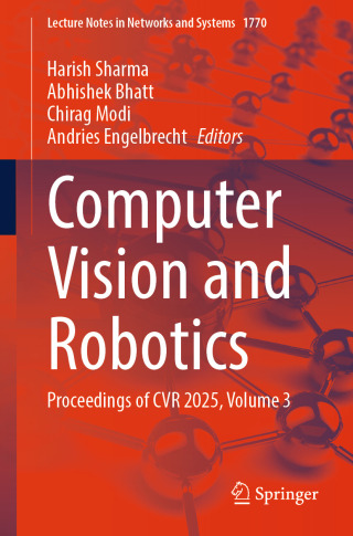 表紙画像: Computer Vision and Robotics 9783032140371