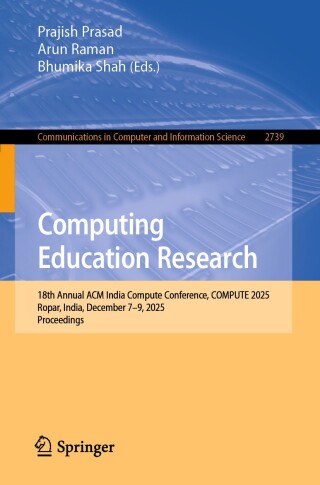 Imagen de portada: Computing Education Research 9783032145826