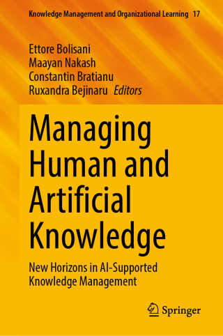 表紙画像: Managing Human and Artificial Knowledge 9783032147202